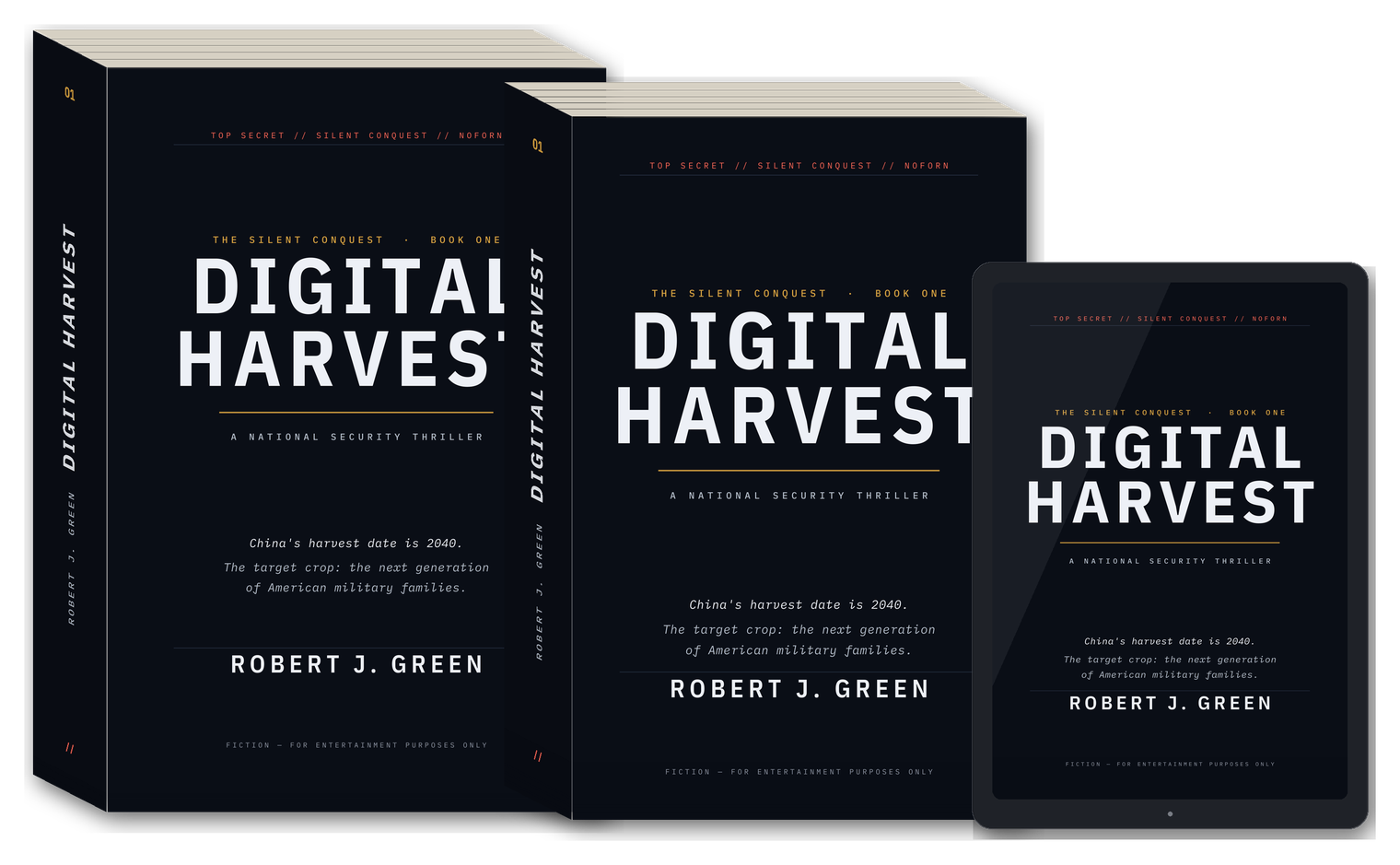 Digital Harvest available in hardcover, paperback, and Kindle editions